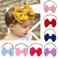 Baby Headband Baby Girl Headbands for Girls Turban Baby Haarbandjes Baby Bows Headband Nylon Hair Accessories Bow Dropshipping