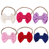 Baby Headband Baby Girl Headbands for Girls Turban Baby Haarbandjes Baby Bows Headband Nylon Hair Accessories Bow Dropshipping